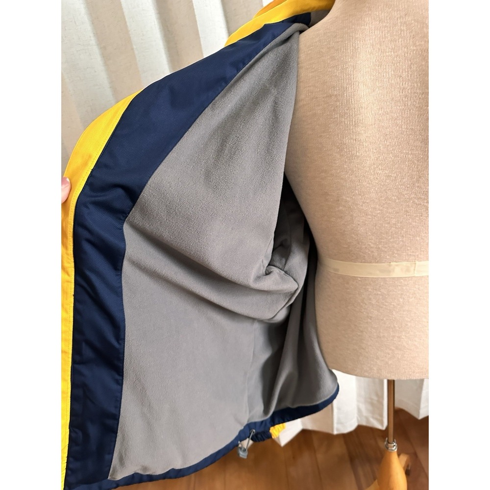 Vintage University Of Michigan Majestic Embroidered Windbreaker Jacket X-Large - Picture 5 of 7